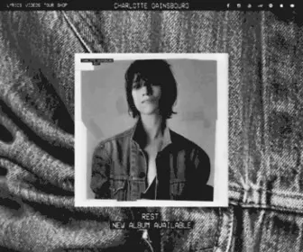 Charlottegainsbourg.com(Charlotte Gainsbourg) Screenshot