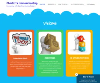 Charlottehomeschooling.com(Connecting with Carolinas Homeschoolers) Screenshot