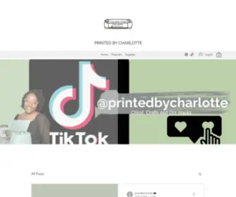 Charlottehooks.com(Printed by Charlotte) Screenshot