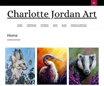 Charlottejordanart.com(Creativity) Screenshot