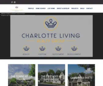 Charlottelivingrealty.com(Charlotte Living Realty Group) Screenshot