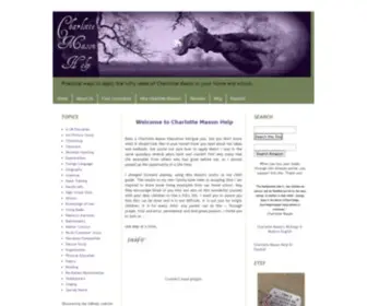 Charlottemasonhelp.com(Charlotte Mason Help) Screenshot