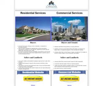 CharlottencProperty.com(Charlotte NC Real Estate Residential Commercial Investment) Screenshot