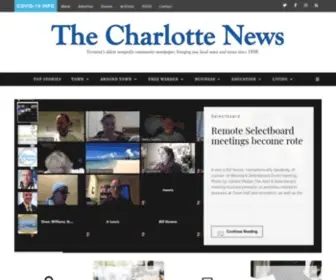 Charlottenewsvt.org(The Charlotte News) Screenshot