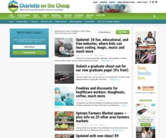 Charlotteonthecheap.com(Charlotte On The Cheap) Screenshot