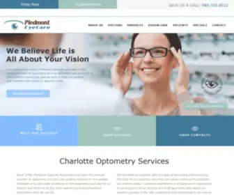 Charlotteoptometry.com(Piedmont EyeCare Associates) Screenshot