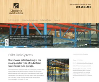 Charlottepalletracking.com(Pallet Rack Systems) Screenshot