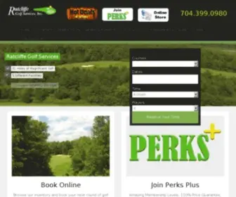 CharlottepublicGolf.com(Ratcliffe Golf Services) Screenshot