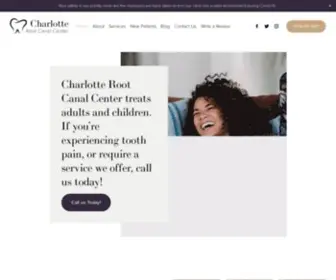 Charlotterootcanalcenter.com(Charlotte Root Canal Center) Screenshot