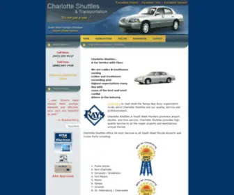 Charlotteshuttles.com(South West Florida Airport Shuttle Service) Screenshot