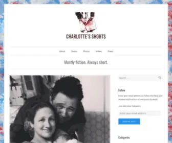 Charlottesshorts.com(Mostly fiction) Screenshot