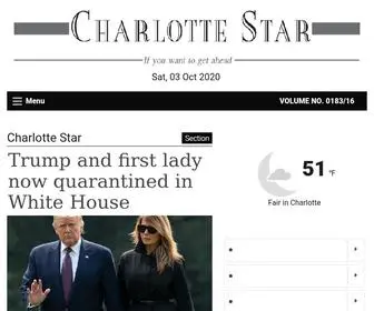 Charlottestar.com(Charlotte Star) Screenshot