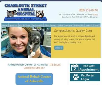 Charlottestreetanimalhospital.com(Charlotte Street Animal Hospital) Screenshot