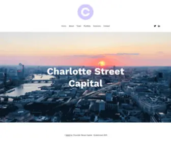 Charlottestreetcapital.com(Charlotte Street Capital) Screenshot