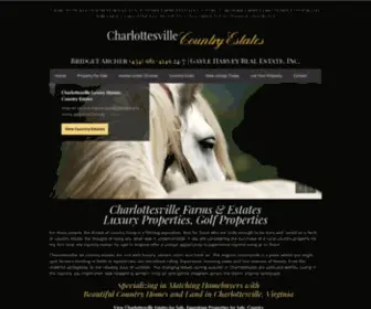 Charlottesvillecountryestates.com(Charlottesville Country Estates) Screenshot