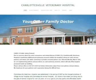 Charlottesvilleveterinaryhospital.com(CHARLOTTESVILLE VETERINARY HOSPITAL) Screenshot