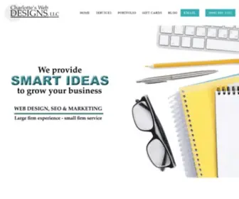 Charlotteswebdesigns.com(Small business web design and marketing in Connecticut) Screenshot