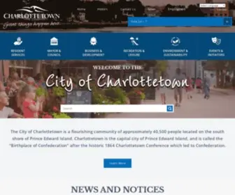 Charlottetown.ca(City of Charlottetown) Screenshot