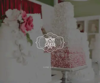 Charlotteweddingcakes.com(The Wow Factor Cakes) Screenshot