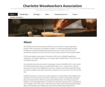 Charlottewoodworkers.org(Charlotte Woodworkers Association) Screenshot