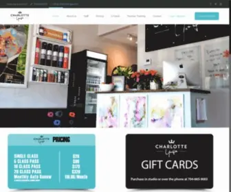 Charlotteyoga.com Screenshot