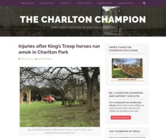 Charltonchampion.co.uk(News, events and more in Charlton, London SE7) Screenshot