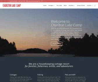 Charltonlakecamp.com(Charlton Lake Camp Killarney Area Cottage Resort) Screenshot