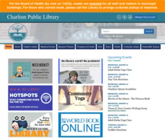 Charltonlibrary.org(Charlton Public Library) Screenshot