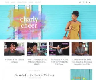 Charlycheer.com(Life & Travel Vlogger) Screenshot