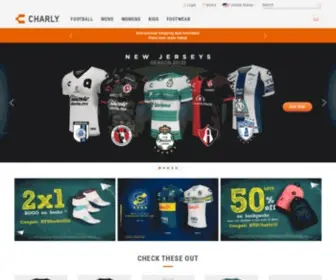 Charlyfutbol.com(Footwear, Apparel and Accessories) Screenshot