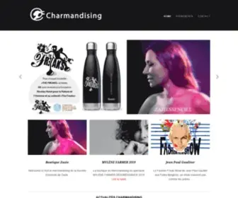 Charmandising.com(Music Merchandising by Charmandising) Screenshot