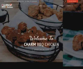 CharmbbQchicken.com(Charm BBQ Chicken in Austin Texas) Screenshot