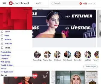 Charmboard.com(Discover and save what you love in movies) Screenshot