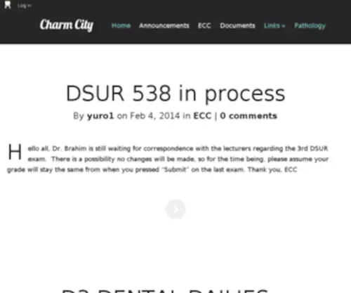 Charmcitydental2015.org(Charm City Dental) Screenshot
