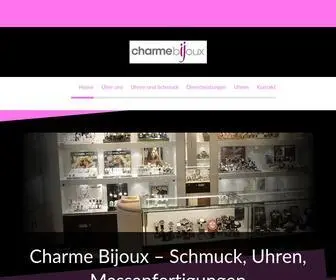 Charmebijoux.ch(Trauringe & Schmuck & Gold) Screenshot