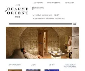 Charmedorient.fr(Charme d'Orient Paris) Screenshot