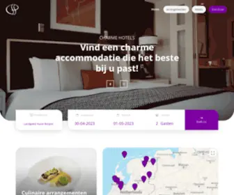Charmehotels.eu(Charme Hotels) Screenshot