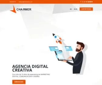 Charmerpublicity.com(Agencia Digital Creativa en México) Screenshot