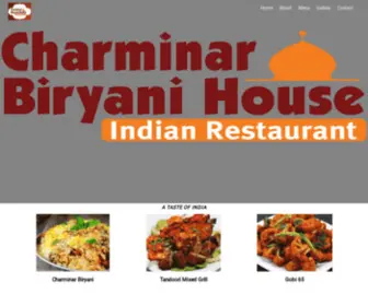 Charminarmi.com(The Taste of India) Screenshot