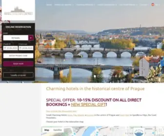 Charming-Prague-Hotels.com(Stránka) Screenshot