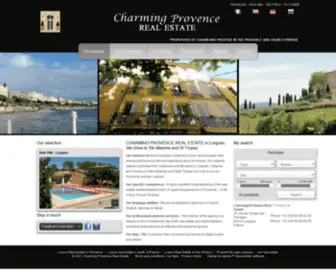 Charming-Provence-Real-Estate.com(Propriété Sud de la France) Screenshot