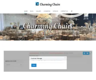 Charmingchairs.com(Denver's Premium Event Rentals) Screenshot