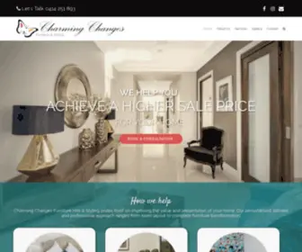 Charmingchanges.com.au(Furniture, Decor and Art Hire) Screenshot