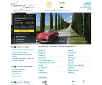 Charmingitaly.com(Charming Italy) Screenshot