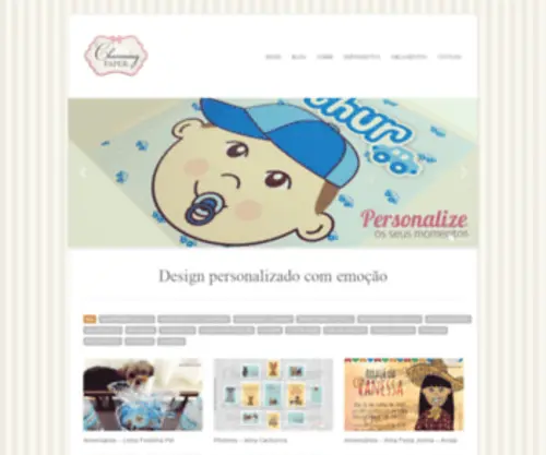 Charmingpaper.com.br(Charming Paper) Screenshot