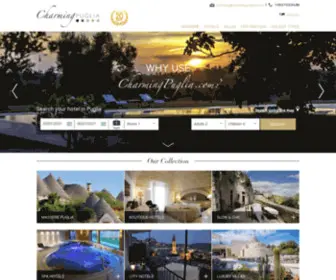 Charmingpuglia.com(Puglia Hotels) Screenshot