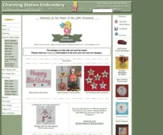 Charmingstation.com(Charming Station Embroidery) Screenshot