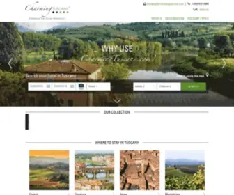 Charmingtuscany.com(Tuscany Hotels) Screenshot