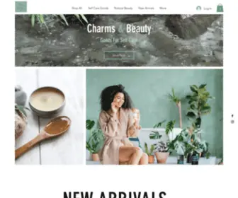 Charmsandbeauty.com(Unique Trendy Finds) Screenshot