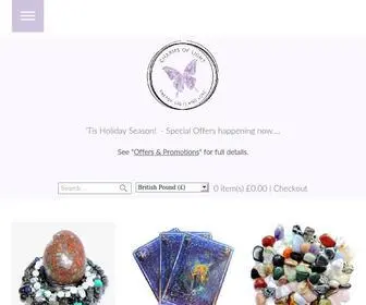 Charmsoflight.com(Healing Jewellery) Screenshot